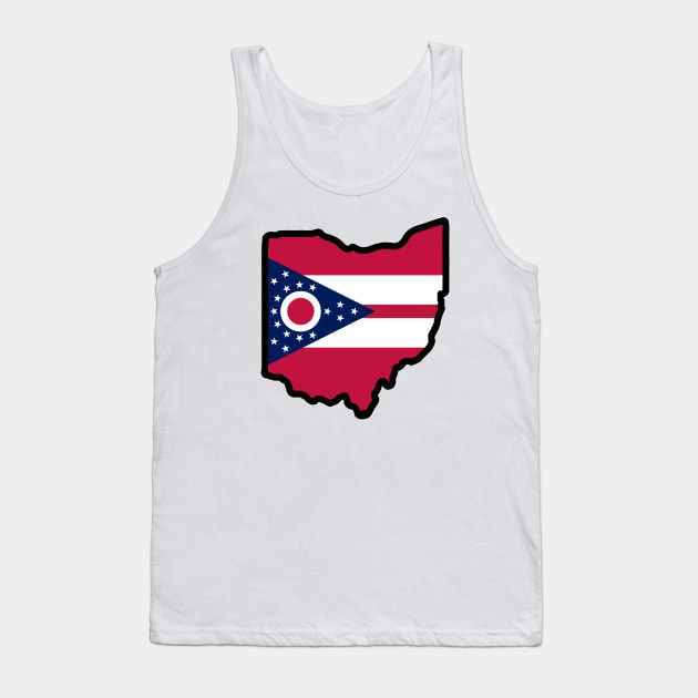 Ohio Flag Tank Top by DarkwingDave